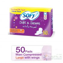 SOFY COMPACT (SOFT AND SECURE) 50 PCS LARGE