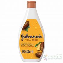 JOHNSON'S VITA-RICH BODY WASH NOURISHING-COCOA 250ML