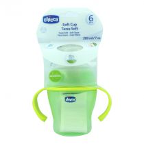 CHICCO SOFT CUP 200ML GREEN - 6M+ 79862