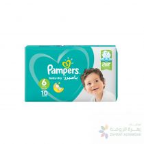 PAMPERS BABY-DRY DIAPERS, SIZE 6, EXTRA LARGE, 13+KG, CARRY PACK, 10 COUNT