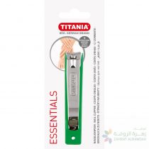 TITANIA SILVER  NAIL CUTTER WITH COVER 1052/6