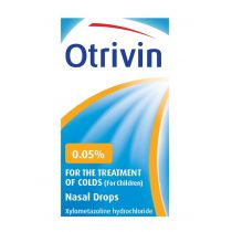 OTRIVIN 0.5% CHILD NASAL DROPS, 10 ML
