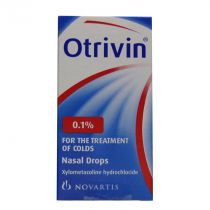 OTRIVIN 1% ADULT NASAL DROPS, 10 ML