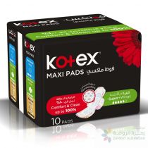 KOTEX MAXI PADS SUPER WITH WINGS 10