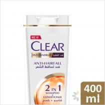 CLEAR WOMEN'S ANTI-DANDRUFF SHAMPOO ANTI-HAIR FALL, 400ML