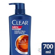 CLEAR MEN'S ANTI-DANDRUFF SHAMPOO HAIR FALL DEFENSE, 700ML
