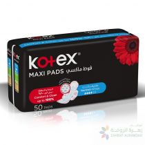 KOTEX MAXI PADS NORMAL WITH WINGS 50