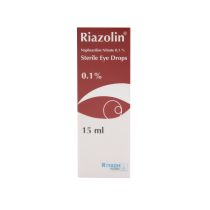 RIAZOLINE 0.1 % EYE DROPS 15 ML/BTL