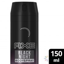 AXE BODY SPRAY FOR MEN BLACK NIGHT, 150ML