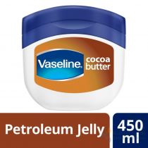 VASELINE PETROLEUM JELLY COCOA BUTTER, 450ML 
