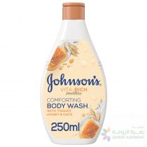 JOHNSON'S VITA-RICH BODY WASH HONEY+YOG 250ML