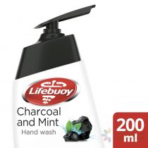 LIFEBUOY HAND WASH CHARCOAL AND MINT 200ML  