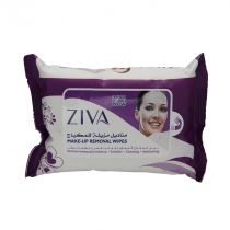 ZIVA MAKE UP REMOVAL WIPES 25' S